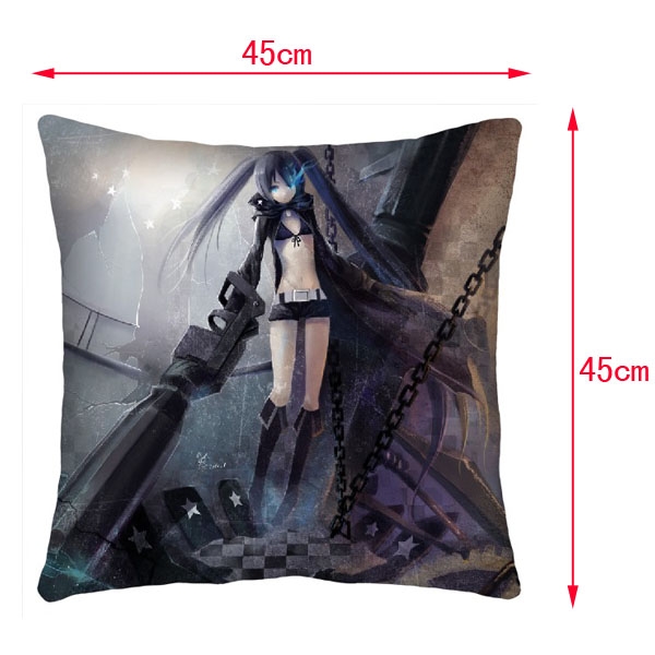 Black Rock Shooter Double-Side Cushion (reserve 3 days ahead) NO FILLING