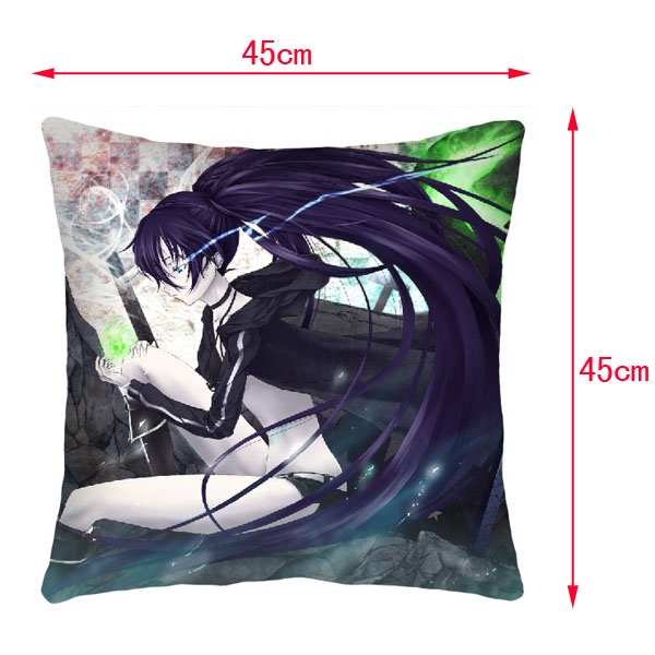 Black Rock Shooter Double-Side Cushion (reserve 3 days ahead) NO FILLING