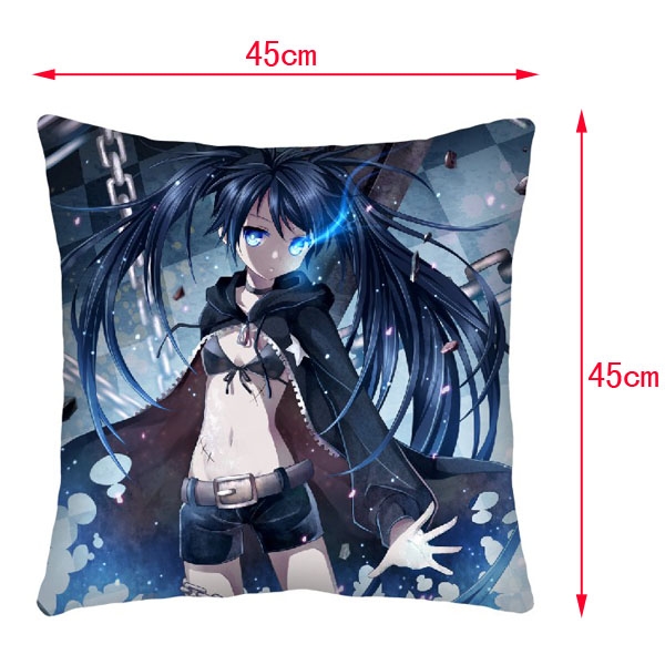 Black Rock Shooter Double-Side Cushion (reserve 3 days ahea) NO FILLING