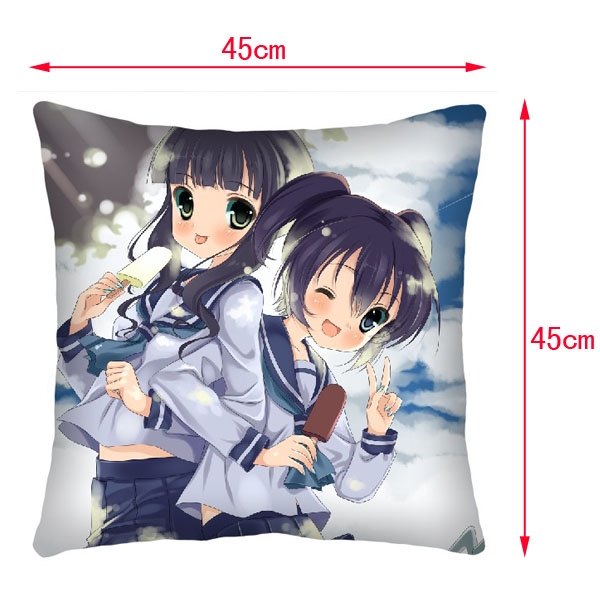 Black Rock Shooter  Double-Side Cushion (reserve 3 days ahead) NO FILLING