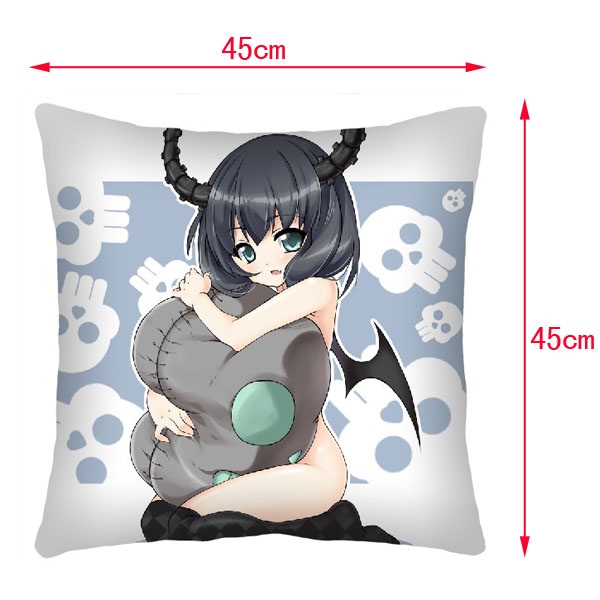 Black Rock Shooter  Double-Side Cushion (reserve 3 days ahead) NO FILLING