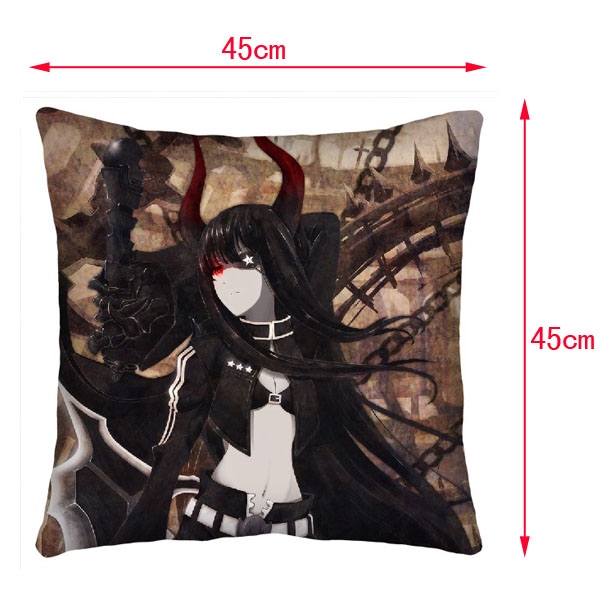 Black Rock Shooter  Double-Side Cushion (reserve 3 days ahead) NO FILLING