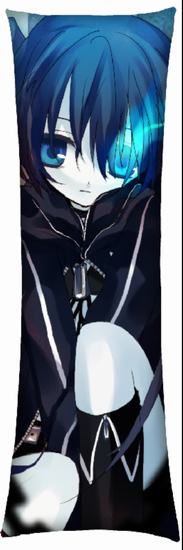 Black Rock Shooter Long Cushion(3 days in advance booking) NO FILLING