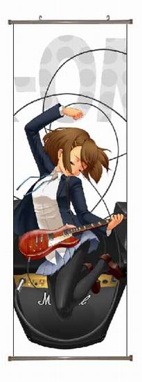 K-ON! PU Wallscroll ( reserve 3 days ahead) NO FILLING