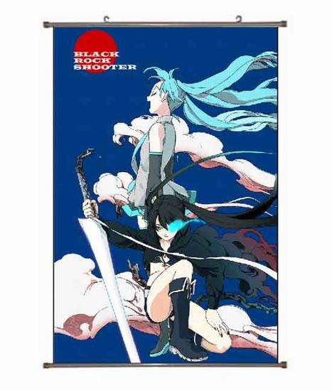  Black Rock shooter Wallscroll NO FILLING