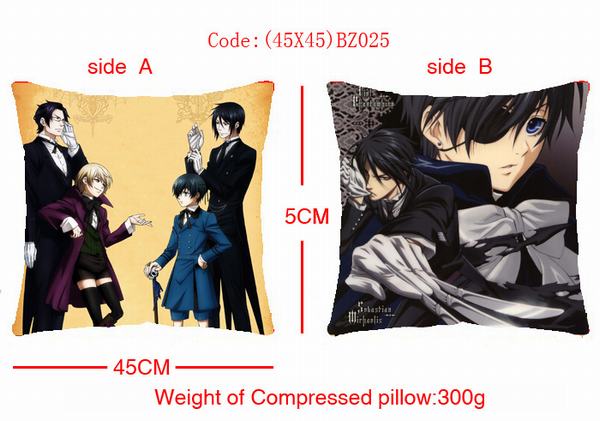 Kuroshitsuji Double-sides Cushion