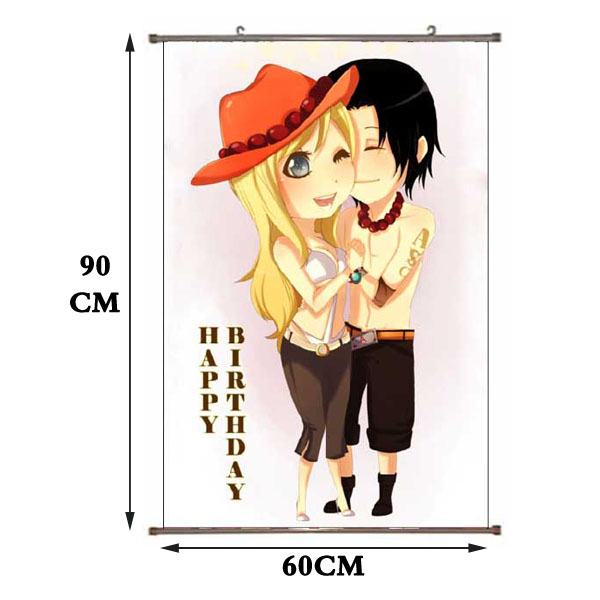 One Piece PU Wallscroll (reserve 3 days ahead) NO FILLING