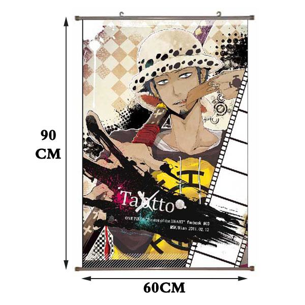 One Piece PU Wallscroll (reserve 3 days ahead) NO FILLING