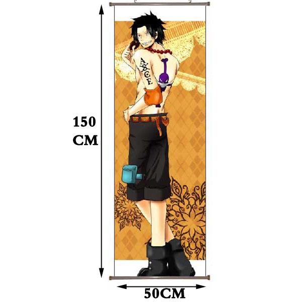 One Piece  PU Wallscroll (reserve 3 days ahead) NO FILLING