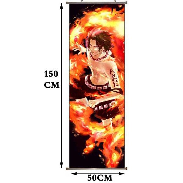 One Piece  PU Wallscroll (reserve 3 days ahead) NO FILLING