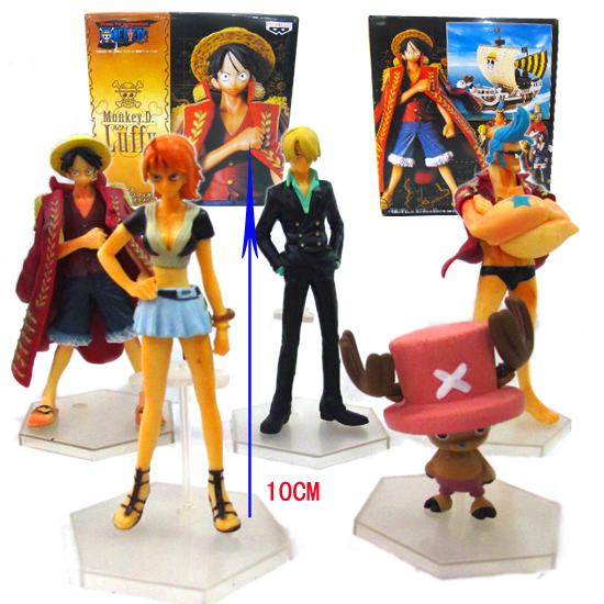 One Piece figure(price for 5 pc a set)