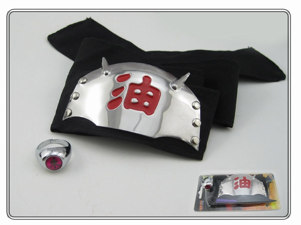 Naruto Jiraiya Headbelt and Ring Set