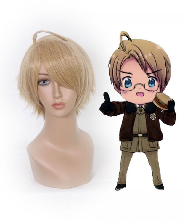 Hetalia Alfred·F·Jones Cosplay Wig 005A