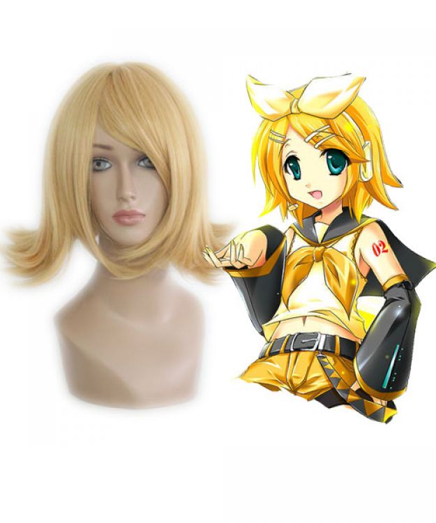 Vocaloid Kagamine Rin Cosplay Wig 074A