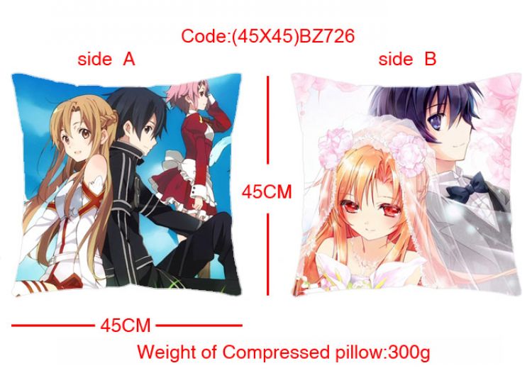 BZ726 Sword Art Online Double-sides Cushion