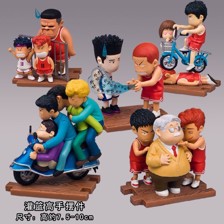 Slam Dunk figure(price for 5 pcs a set,box packing)