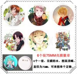 Hetalia B Waterproof Brooch(pr...