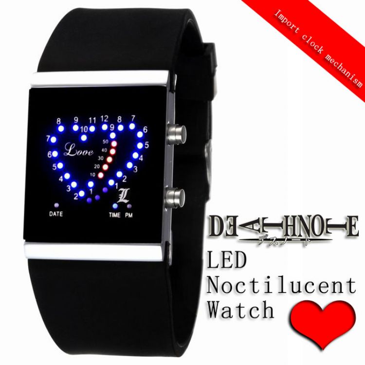 Death Note L LED Noctilucent Watch