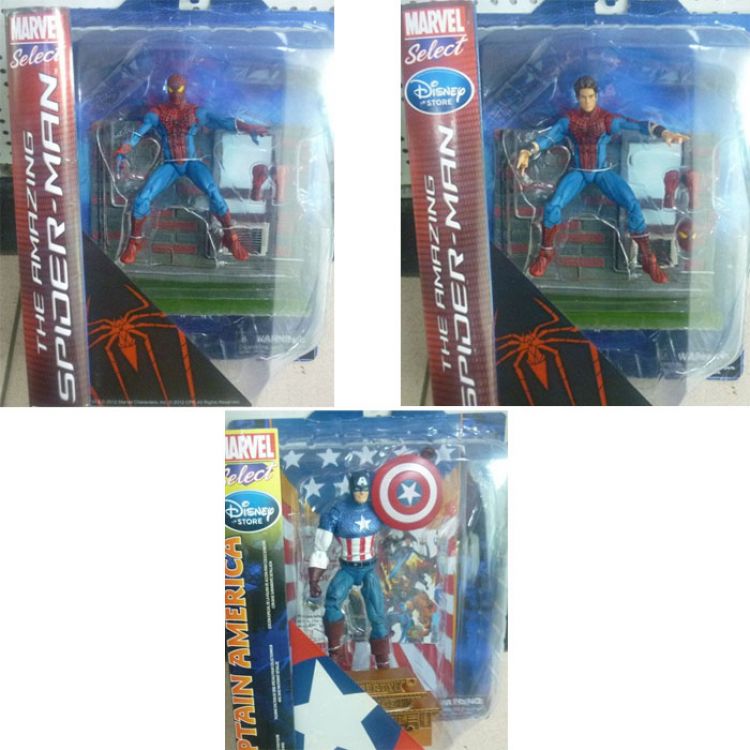 Spider-Man and Captain America Figure