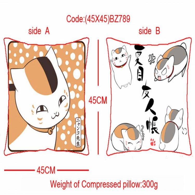 BZ789 Natsume Yuujintyou Double-sides Cushion