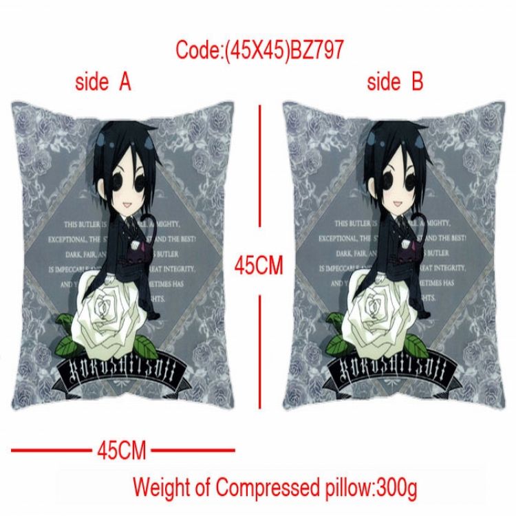 BZ797 Kuroshitsuji  Double-sides Cushion