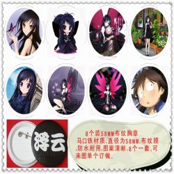 Accel World Brooch(8 pcs a set...