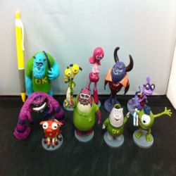 Monsters Inc figure (10 pcs)