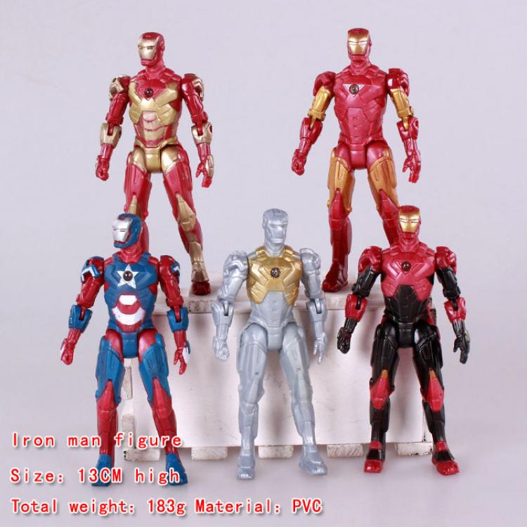 Iron Man Figure(5 pcs a set)