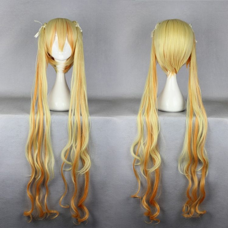 Karneval Yellow Long Wig(100cm)