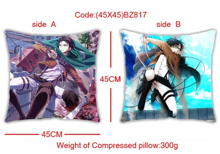 BZ8187 Shingeki no Kyojin Double-sides Cushion