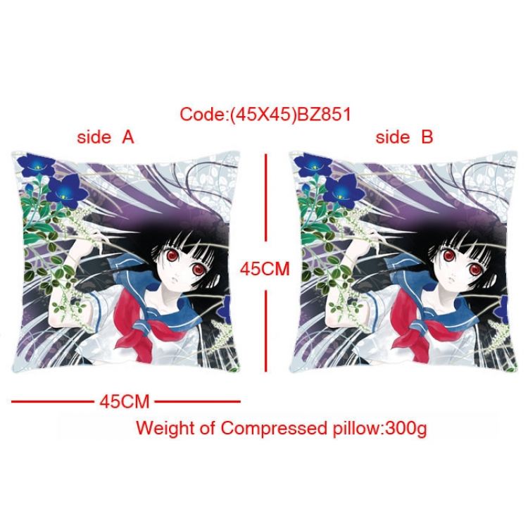 BZ851 Jigoku Shoujo Double Sides Cushion