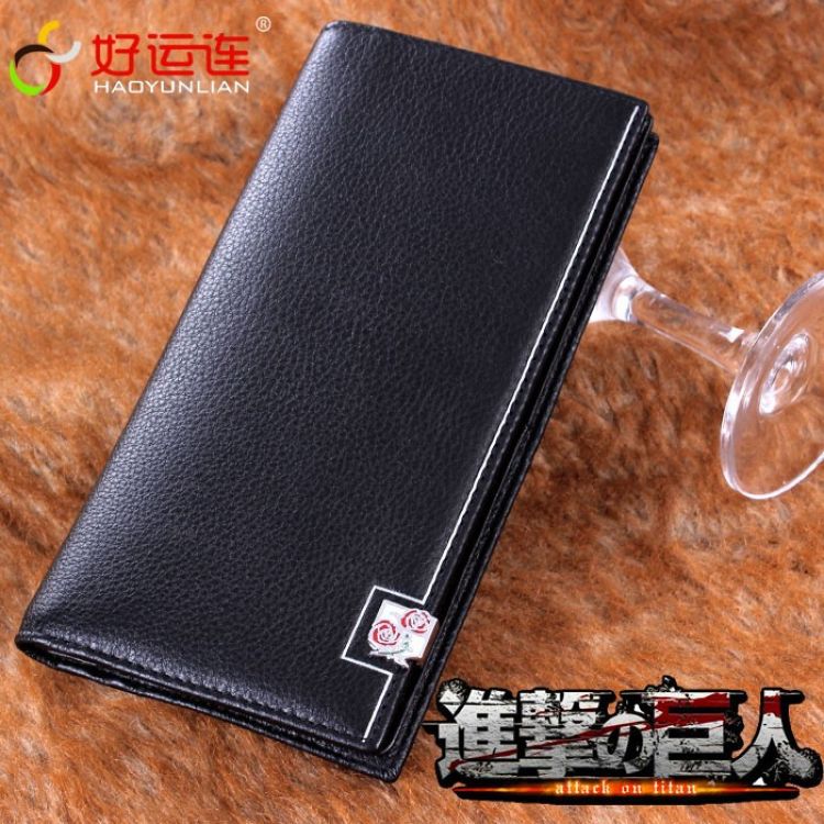 Attack on Titan Leather Long Wallet