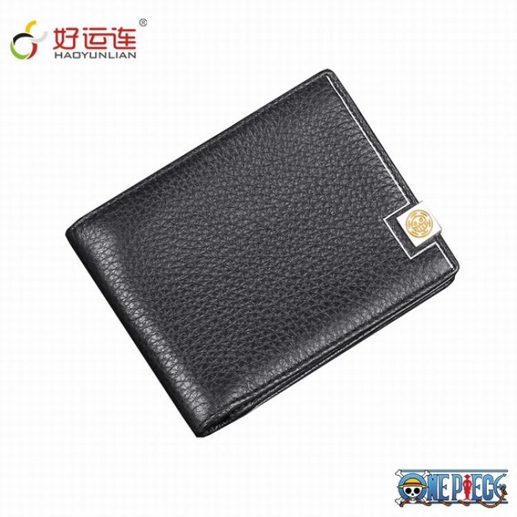 One Piece Law Leather Short Wallet