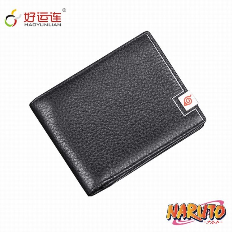 Naruto Konoha Leather Short Wallet