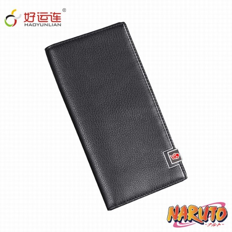 Naruto Red Cloud Leather Long Wallet