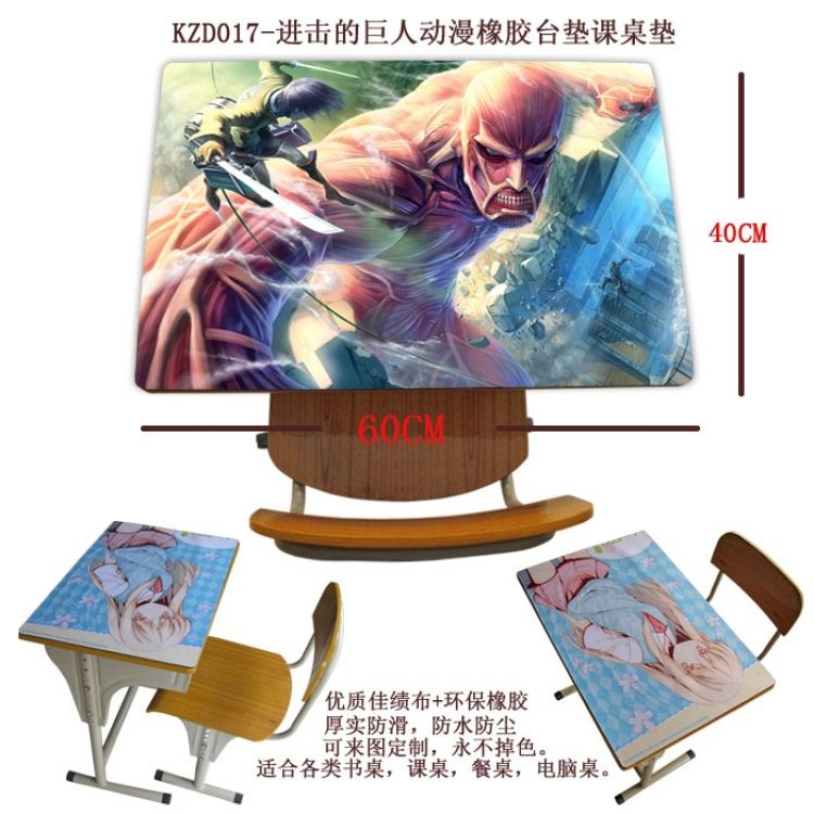 Attack on Titan Rubber Desk Pad