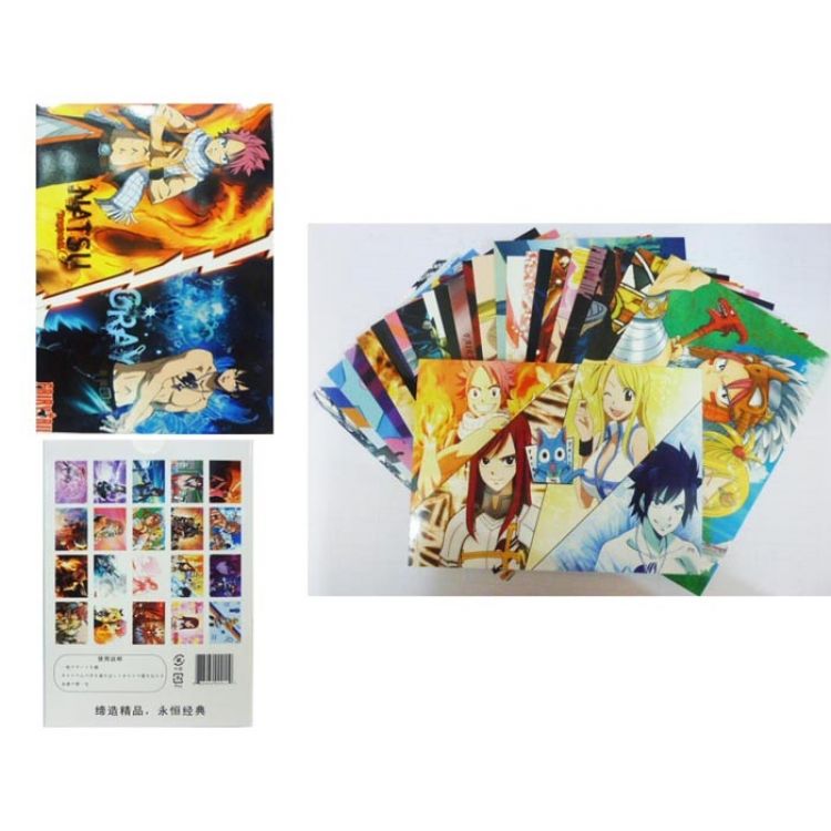 Fairy tail Post Cards(24 pcs a set)