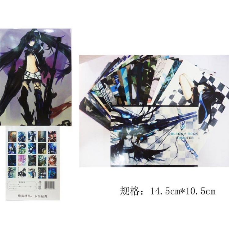 Black Rock Shooter Post Cards B (24 pcs a set)