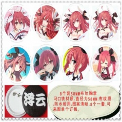 Date-A-Live Brooch(price for 8...