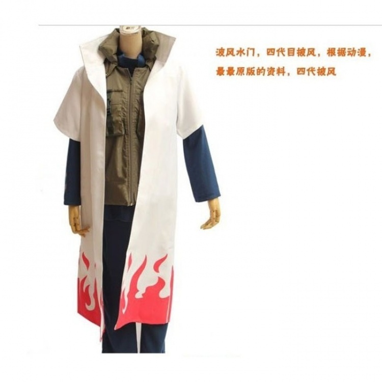 Naruto Yondaime Cos Cloak S M L XL XXL