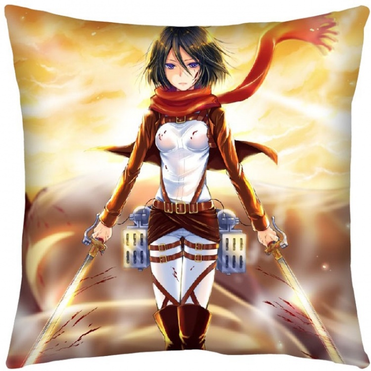 Attack on Titan  Double Sides Cushion(need 3 days prepare) NO FILLING