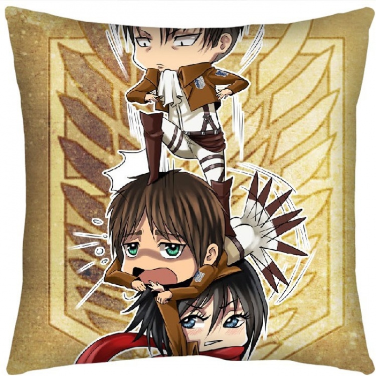 Attack on Titan Double Sides Cushion(need 3 days prepare) NO FILLING