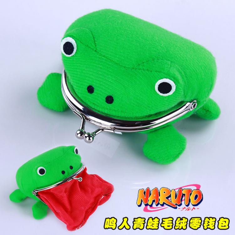 Naruto  Peripheral coin purse frog wallet zipper bag