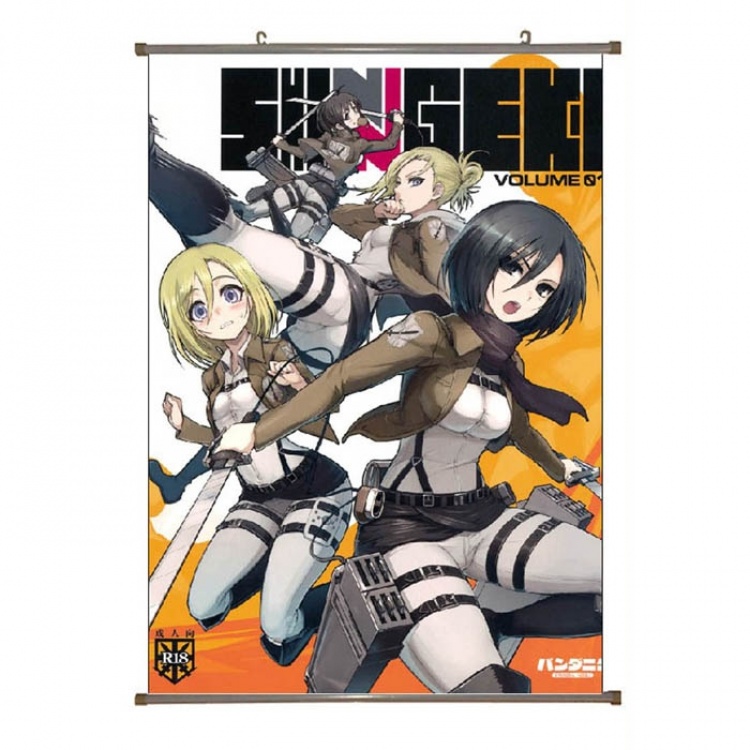 Attack on Titan  Wallscroll(need 3 days prepare) NO FILLING