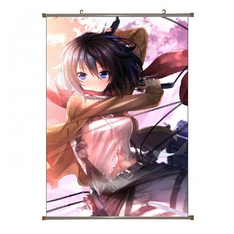 Attack on Titan Mikasa  Wallscroll(need 3 days prepare) NO FILLING