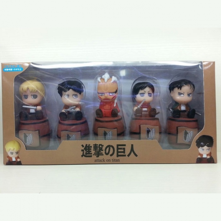 Attack on Titan Saving Box Set 5 pcs a set