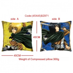 Attack on Titan pillow 45X45