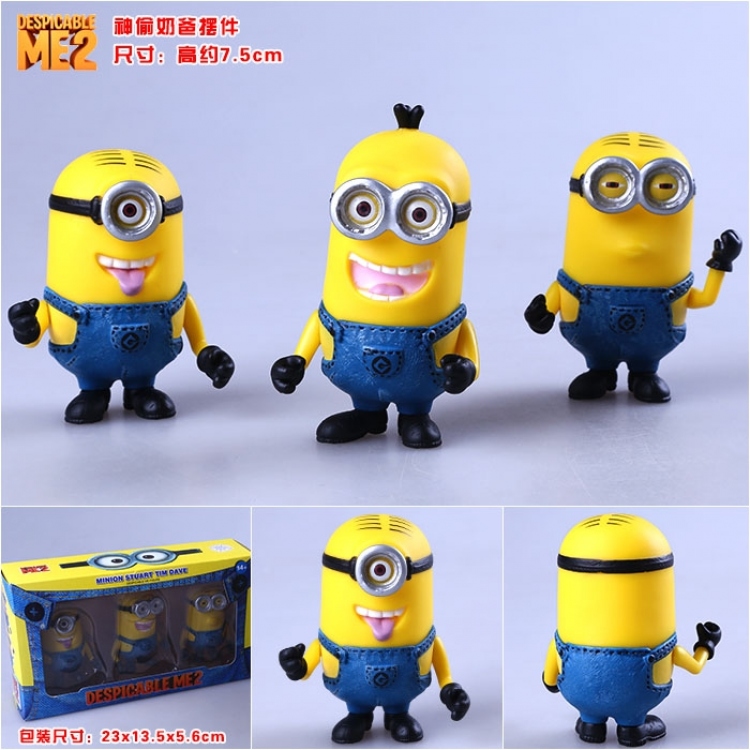 Despicable Me figure 3 pcs