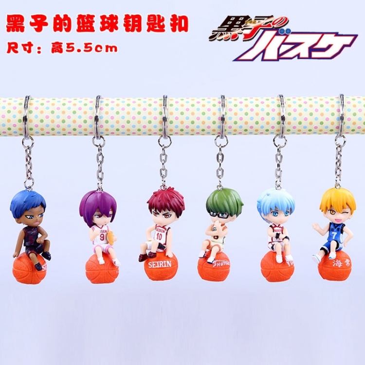 Kuroko no Basuke  Key Chain 6 pcs