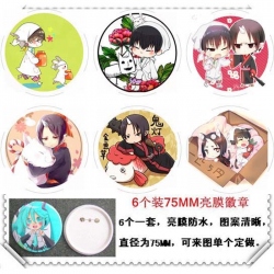 Hoozuki no Reitetsu Brooch 6 p...